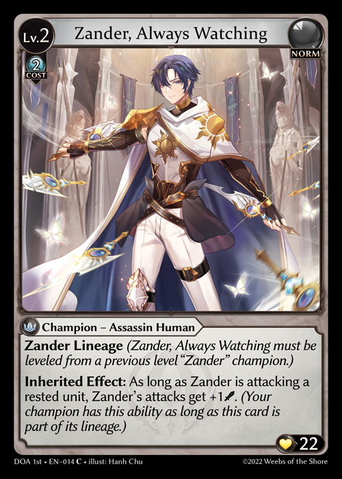 Zander, Always Watching – DOA 1st · EN-014