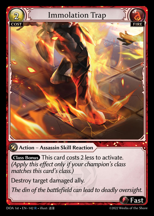 Immolation Trap – DOA 1st · EN-142