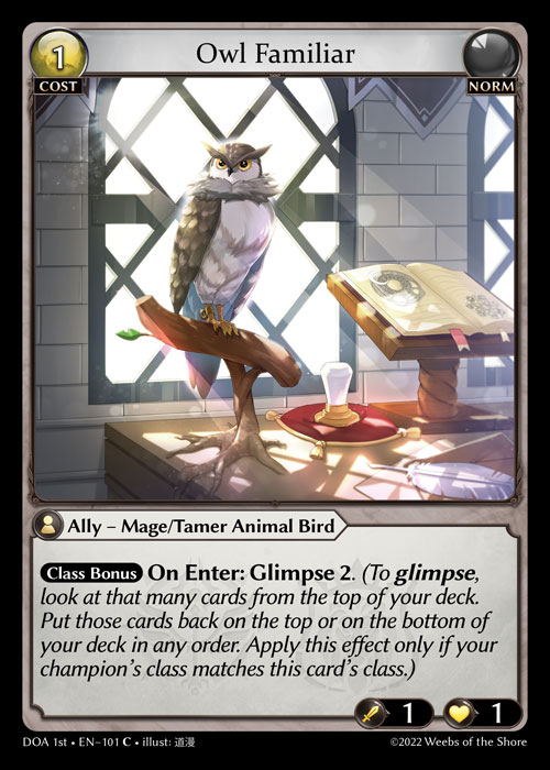 Owl Familiar – DOA 1st · EN-101