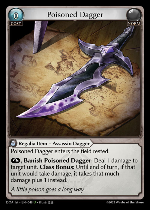 Poisoned Dagger – DOA 1st · EN-048