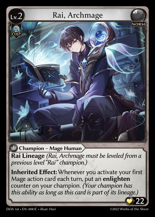Rai, Archmage – DOA 1st · EN-008
