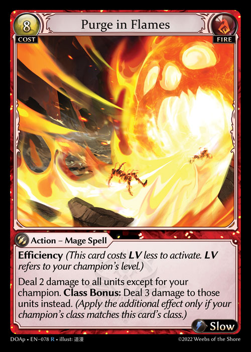 Purge in Flames – DOAp · EN-078