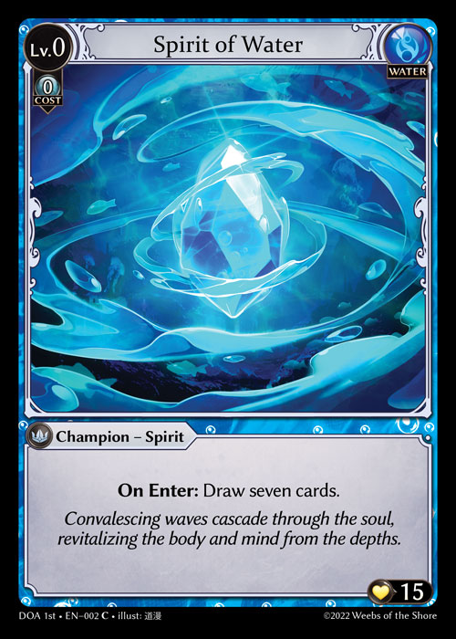 Spirit of Water – DOA 1st · EN-002