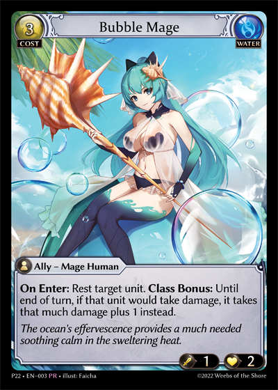 Bubble Mage from the Promotional 2022 set.