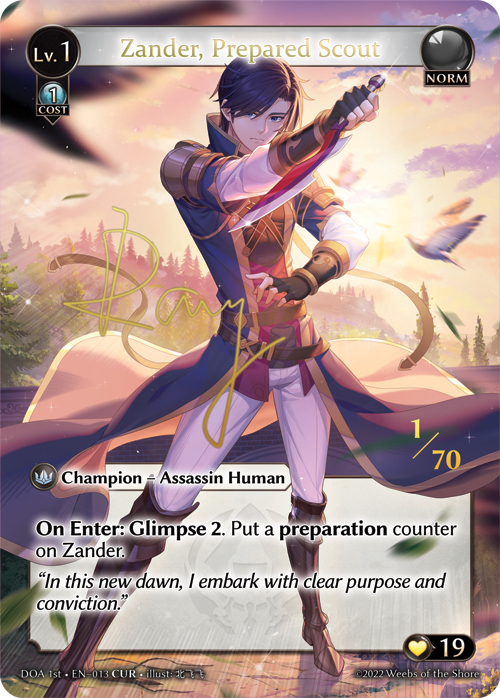 Zander, Prepared Scout – DOA 1st · EN-013