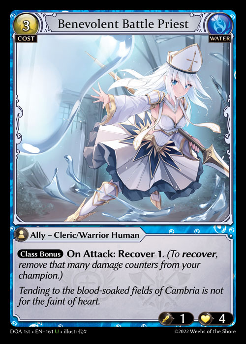 Benevolent Battle Priest – DOA 1st · EN-161