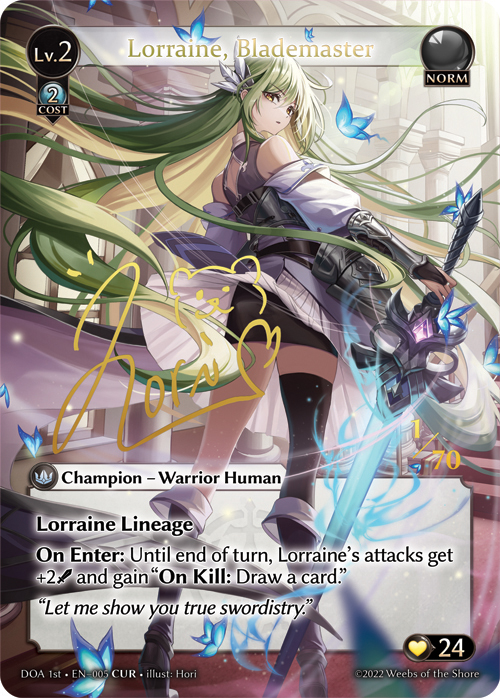 Lorraine, Blademaster – DOA 1st · EN-005