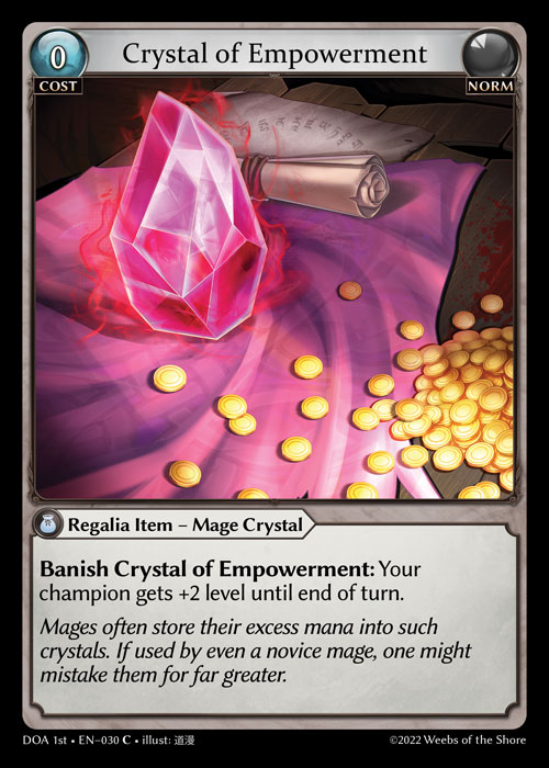 Crystal of Empowerment – DOA 1st · EN-030