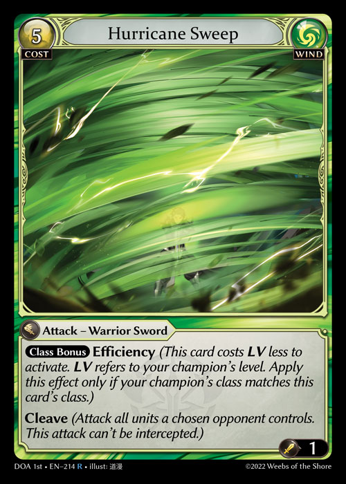 Hurricane Sweep – DOA 1st · EN-214